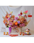 花开富贵 FLOWERS BLOOM & HAPPINESS ( Faux / Artificial Flowers ) 